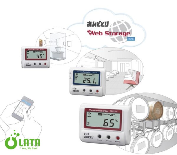 Máy ghi nhiệt độ độ ẩm không dây  ( THERMO-HYGRO RECORDER ) - Ảnh 2