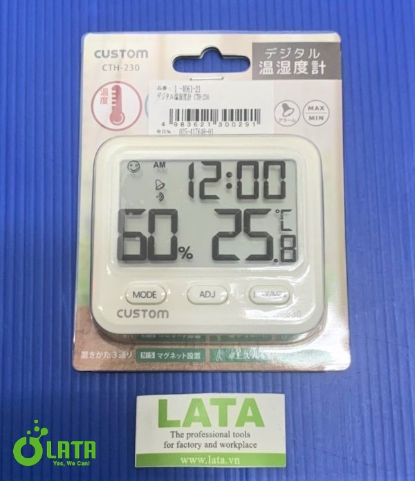 Digital Thermo Nhiệt ẩm kế CTH-230 - Ảnh 2