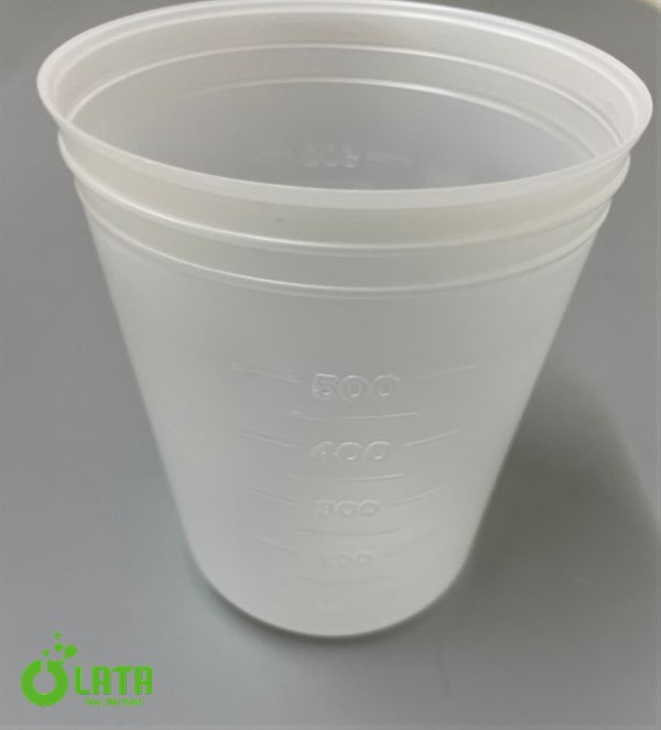 PP disposable beaker Cốc nhựa 500ml