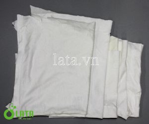 White hosiery waste