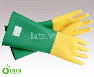 Acid-proof protective gloves