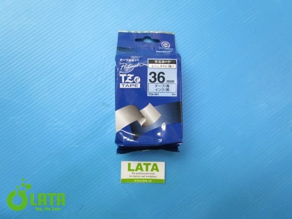 P-touch TZe tape cassette Blue Băng in TZE 561