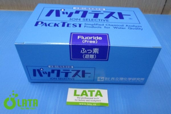 Pack Test(R) Fluorine (Water quality inspection equipment) Dụng cụ thử mẫu WAK-F (D)
