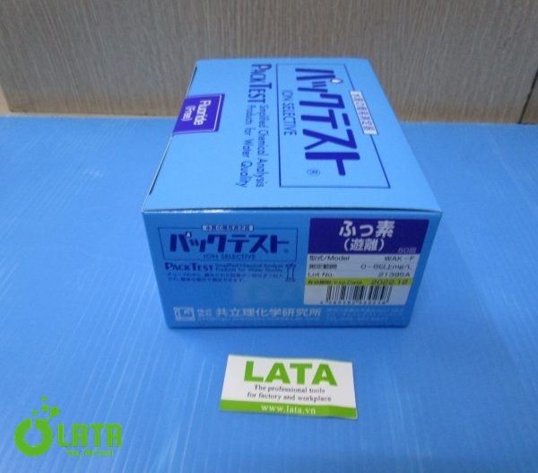 Pack Test(R) Fluorine (Water quality inspection equipment) Dụng cụ thử mẫu WAK-F (D) - Ảnh 2