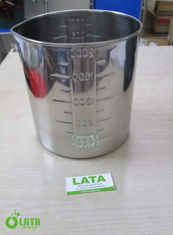 Stainless Steel Beaker Ca inox 2L