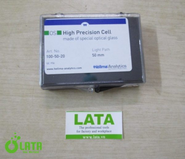 Hellma (R) Quartz Cell Standard Cell Cuvet thủy tinh có nắp 100-50-20 - Ảnh 2