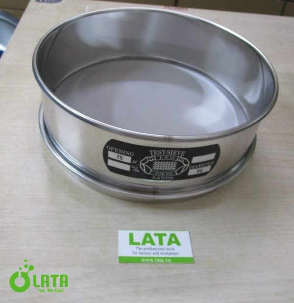 Stainless Sieve Sàng φ200 × 60mm 75μm - Ảnh 2