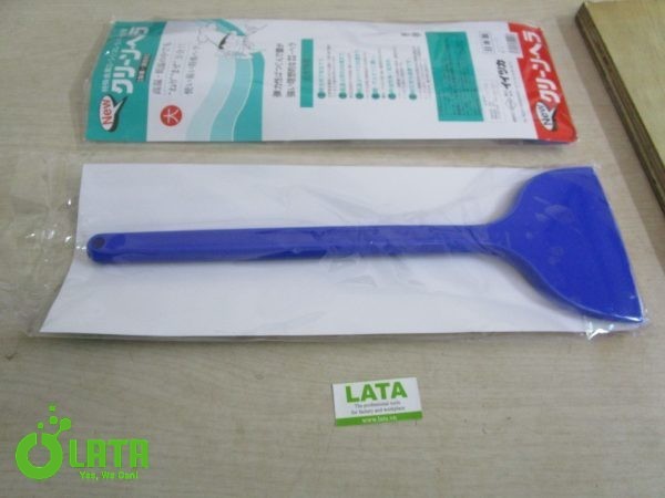 Silicone Spatula Clean Spatula Large Blue Dụng cụ lấy mẫu (Thìa lấy mẫu) - Ảnh 2