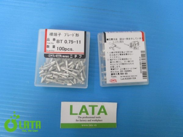 Blade Terminals Đầu cốt BT0.75-11 - Ảnh 2