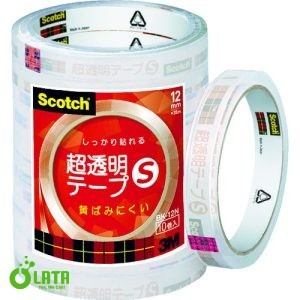Scotch（Ｒ）SuperTransparentTape S Băng dính BK-12N
