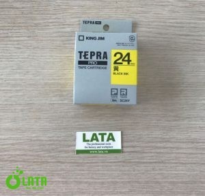 6-4009-05 Hộp mực băng máy in nhãn Tepra PRO, SC24Y màu vàng