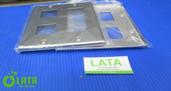 Stainless steel plates Nắp của hộp để lắp đặt giắc cắm, ổ cắm - Ảnh 2