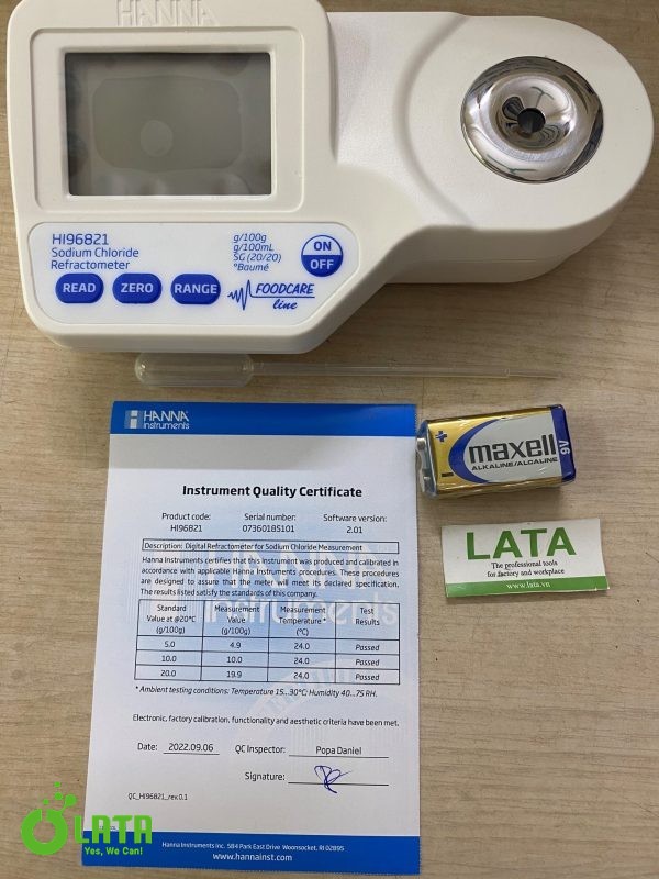 Digital salt meter Thiết bị đo độ mặn HI96821 - Ảnh 2