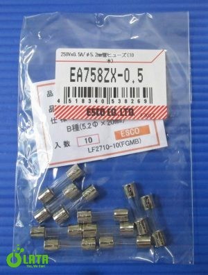 Tube fuse Cầu chì EA758ZX-0.5