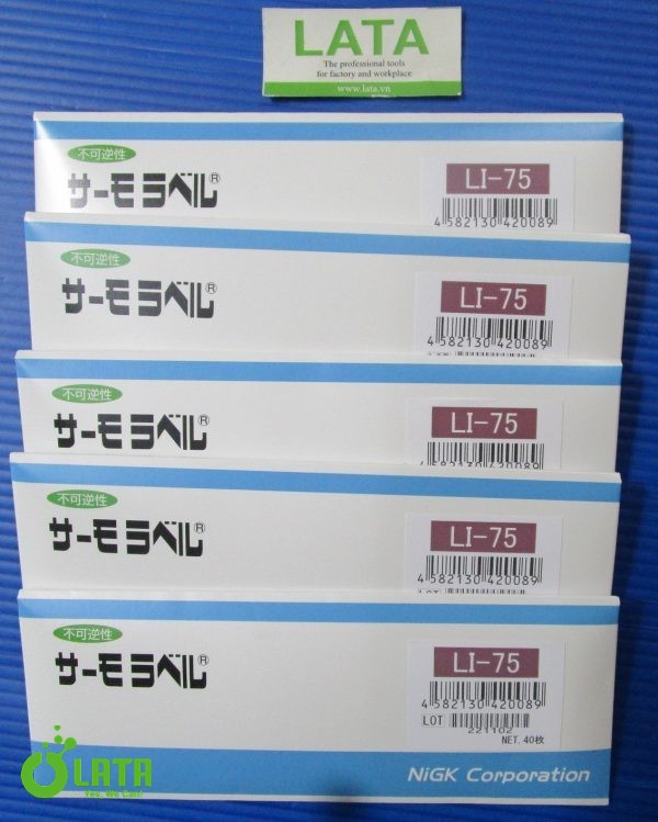 Thermo Label Tem nhiệt độ LI-75 - Ảnh 2