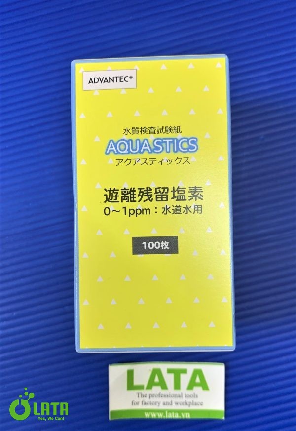 Water Quality Test Paper AQUA STICS Giấy kiểm tra 08010050 - Ảnh 2