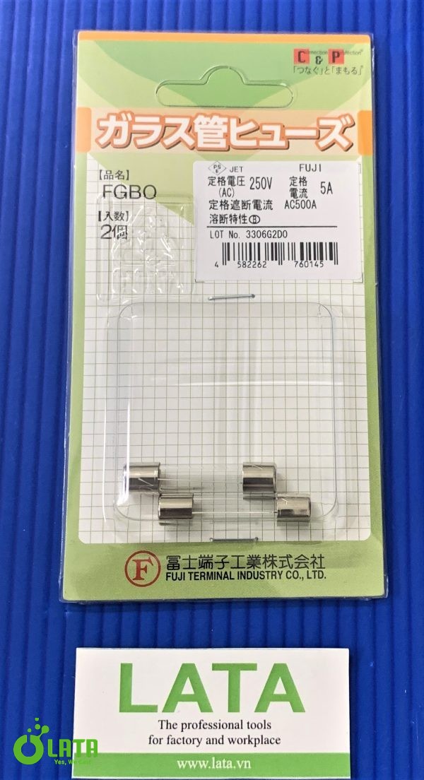 Tube Fuse Cầu chì ống FP-FGBO-250V-5A-2P-PBF - Ảnh 2