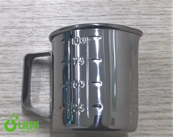 Beaker with Spout Ca inox 150ml OM49-01