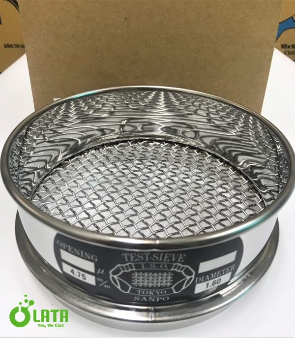 Stainless Sieve Sàng 150 x 45 4.75mm