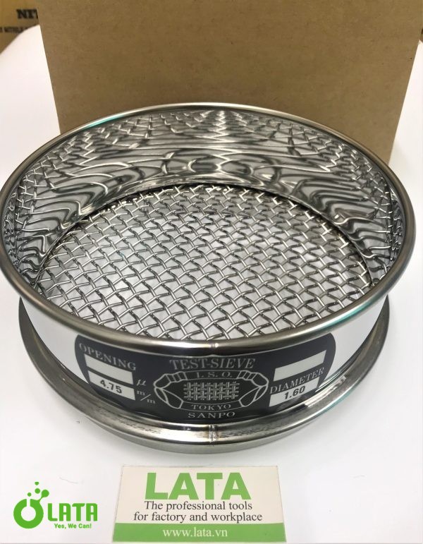 Stainless Sieve Sàng 150 x 45 4.75mm - Ảnh 2