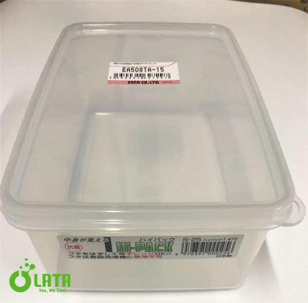 PP Pack  Hộp nhựa 196 x 133 x 80 mm1470 mL EA508TA-15