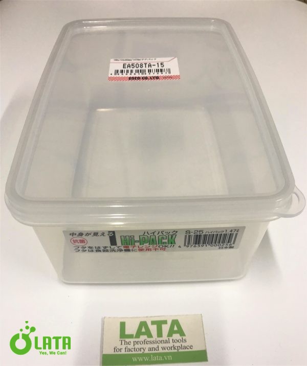 PP Pack  Hộp nhựa 196 x 133 x 80 mm1470 mL EA508TA-15 - Ảnh 2