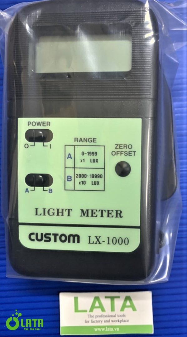 Digital Illuminometer Máy đo ánh sáng LX-1000 - Ảnh 2