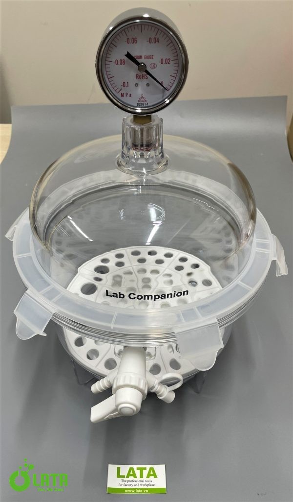 　Vacuum Desiccator with 6L Gauge Bình hút ẩmVDR-20G - Ảnh 2